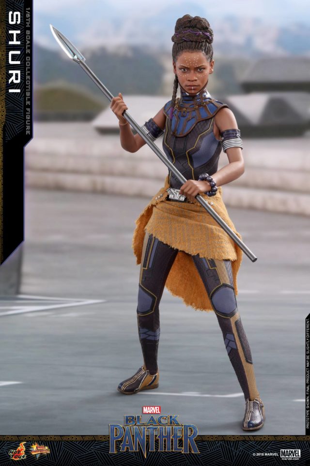 Shuri Hot Toys Sixth Scale Figure Holding Spear
