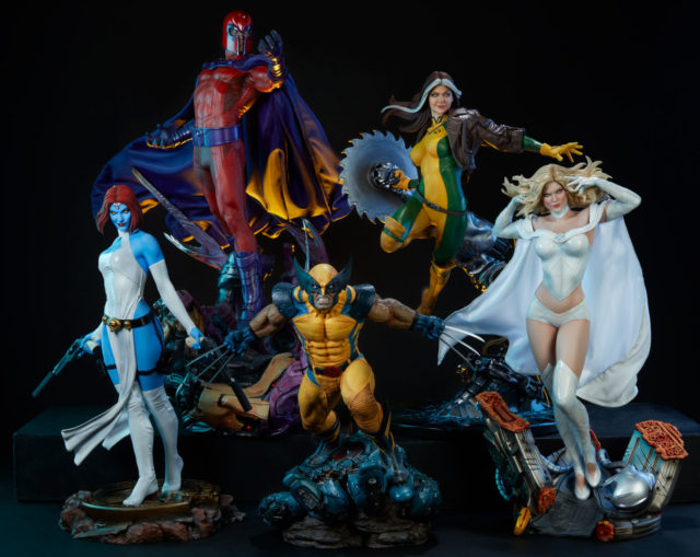 Sideshow Collectibles X-Men Premium Format Figures Statues Rogue Emma Magneto Wolverine Mystique