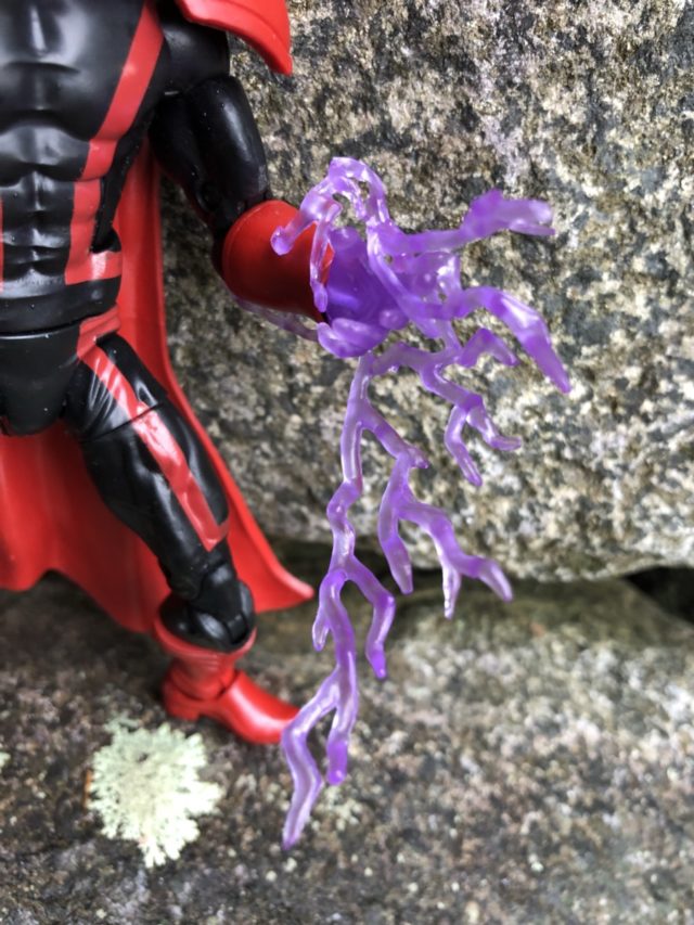 Lightning Effects Pieces with Hasbro Magneto Action Figure