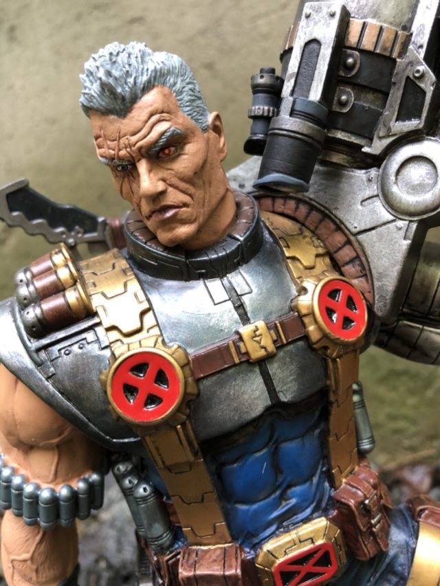 Marvel Premier Collection Diamond Statue of Cable X-Force Deadpool