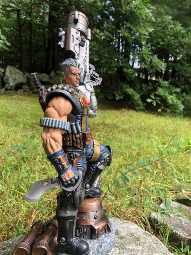 Side View of DST Cable Statue Premiere Collection