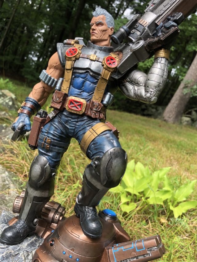 Marvel Premier Collection Cable Statue Review