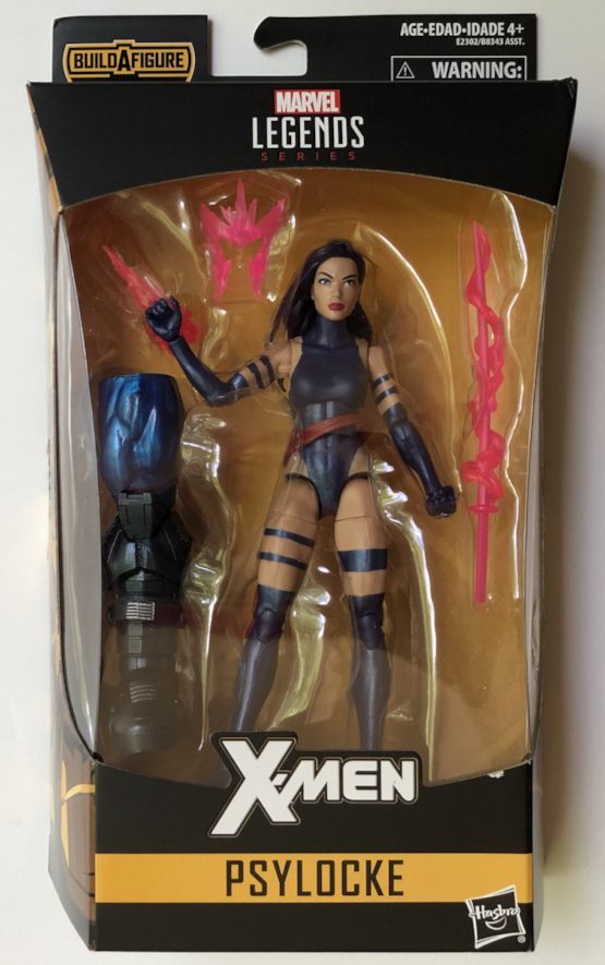 X-Men Legends Psylocke Figure Packaged