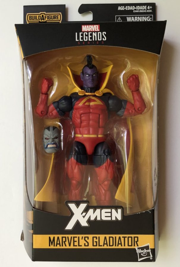X-Men Marvel Legends Gladiator Figure Packaged