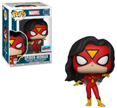 Funko POP Spider-Woman Figure Entertainment Earth NYCC Exclusive