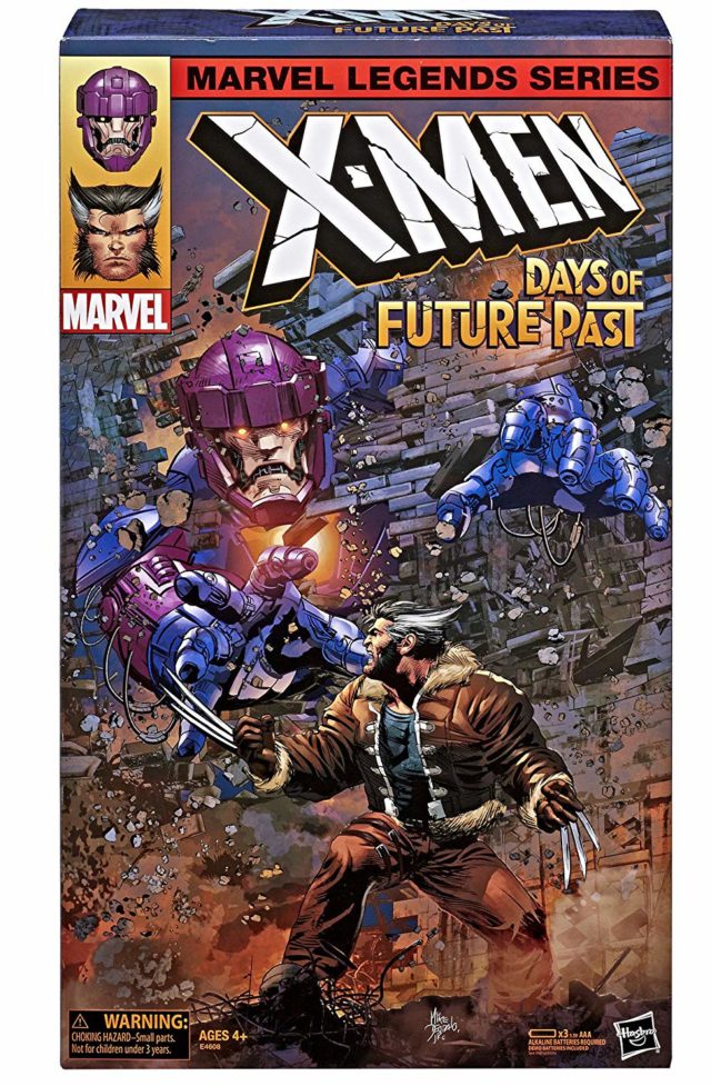 Marvel Legends Days of Future Past Sentinel Wolverine Box Front