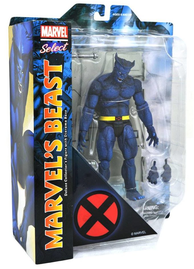 Zag Toys Marvel Universe Nog'Nz THE BEAST X-Men Mini Figure Mint OOP 