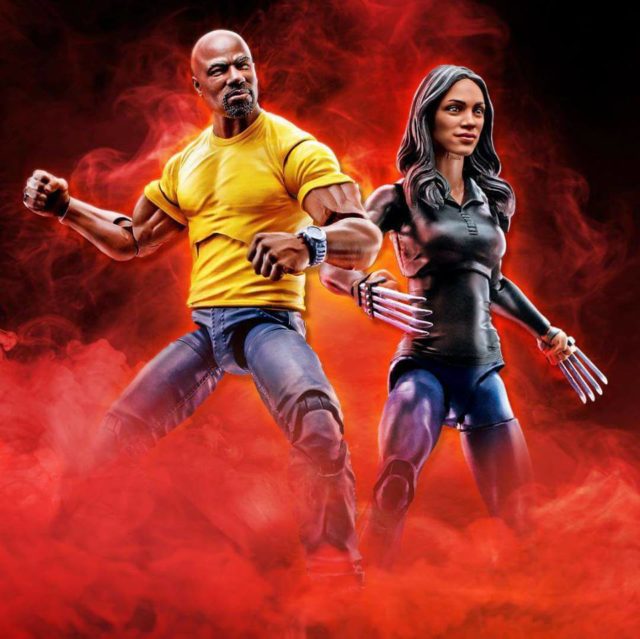 Netflix Marvel Legends Luke Cage and Claire Temple Official Photo