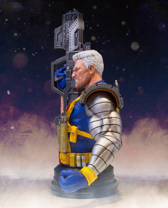 Side View of Gentle Giant Marvel Cable Bust