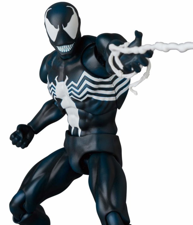 Venom MAFEX 6 Inch Figure with Mouth Closed Shooting Web