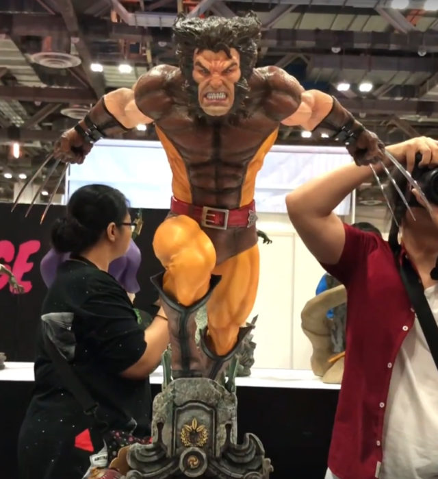 XM Studios Brown Wolverine Statue Unmasked Logan Head