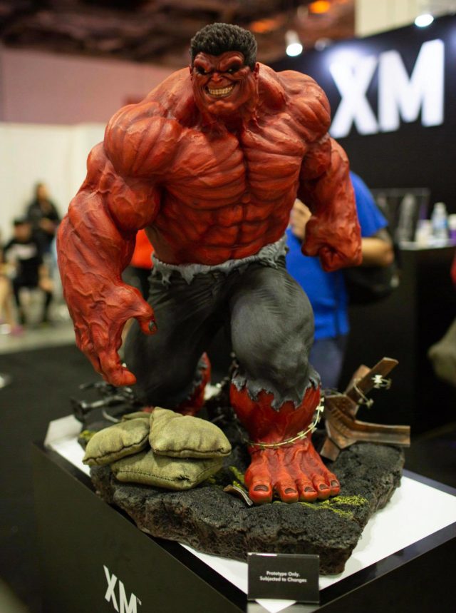 XM Studios Red Hulk Statue STGCC 2018