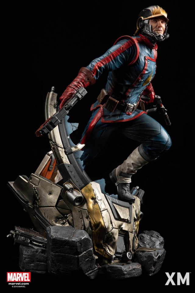 XM Studios Star-Lord Statue with Mask Off Peter Quill Head