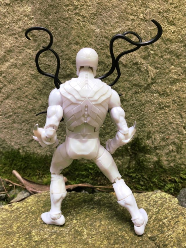 Back of Marvel Legends Poison Spider-Man Figure