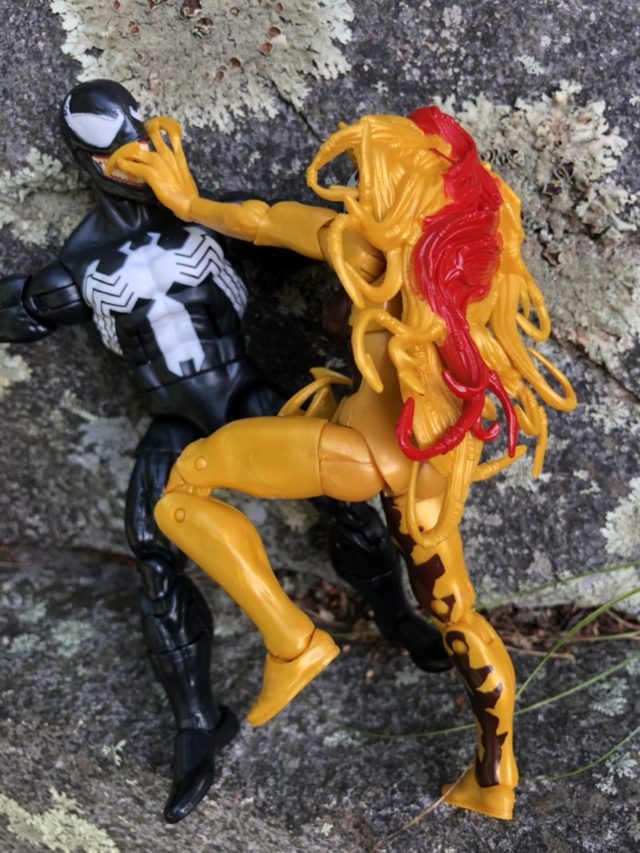 Back of Venom Legends Scream Figure Unpainted