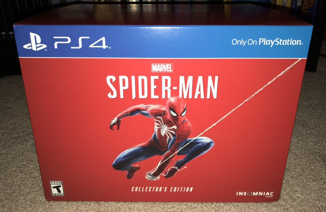 spider man ps4 collector's edition