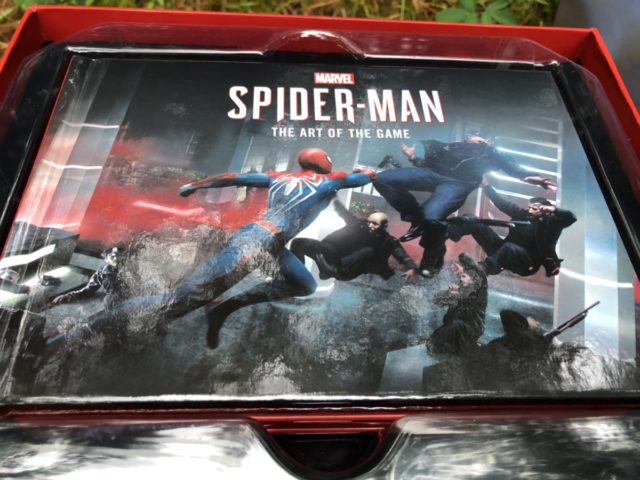Spider-Man PS4 Art Book from Collectors Edition Box
