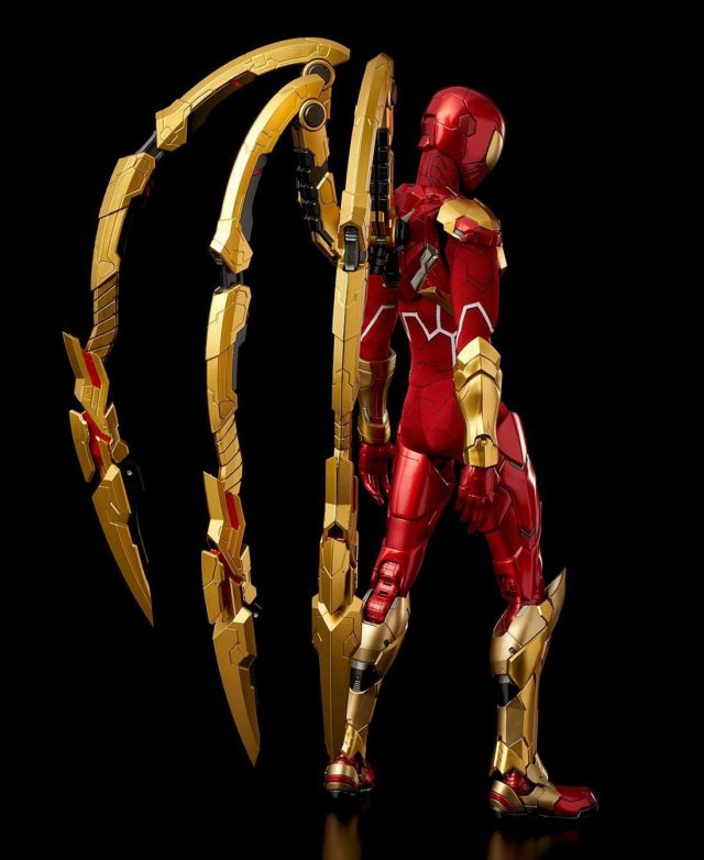 Back of Sentinel RE EDIT Iron Spider 11 Inch Figure