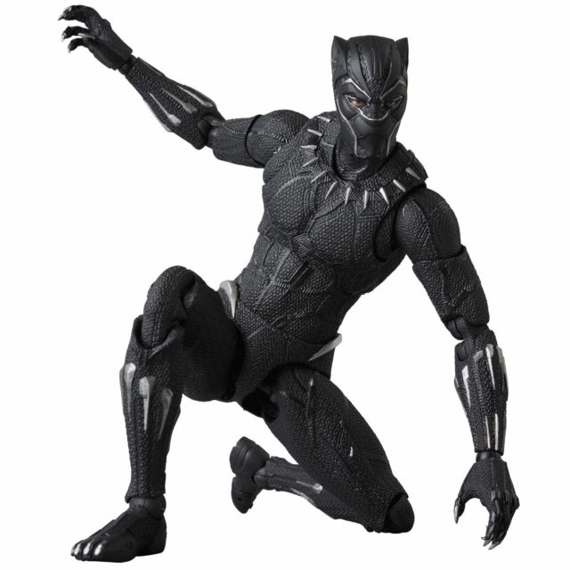 Black Panther Medicom Toy MAFEX Figure Crouching