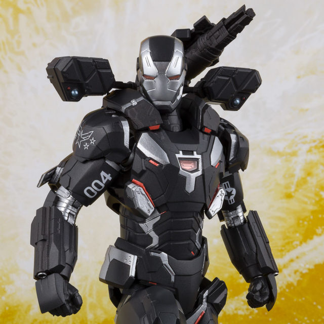 Close-Up of Infinity War SH Figuarts War Machine Mark 4 Figure