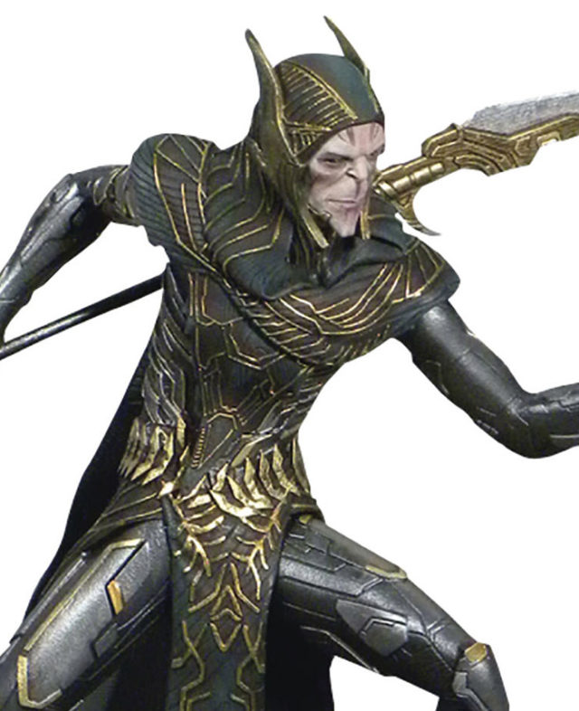 Close-Up of Marvel Gallery Corvus Glaive Black Order Figure