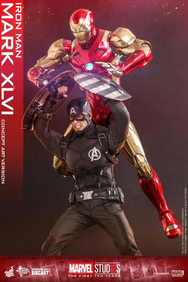 Exclusive Hot Toys Concept Art Iron Man Mark 46 Die Cast