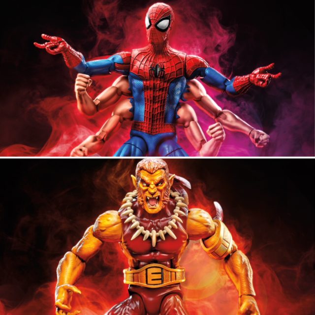 Lucca Marvel Legends Six Armed Spider-Man and Puma Figures