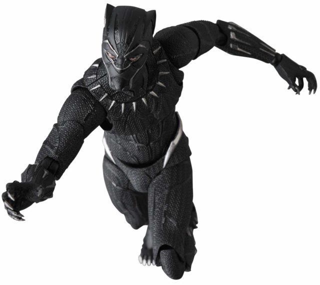 MAFEX Black Panther Movie Figure Running Pose Articulation
