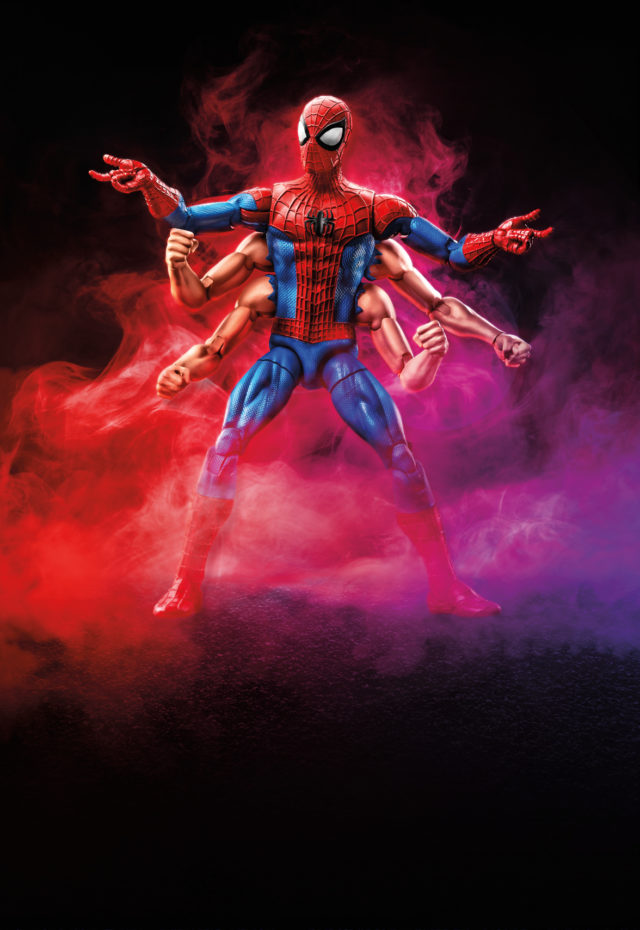 Marvel Legends Series 6-inch Six Arm Spider-Man Figure (Spider-Man wave)