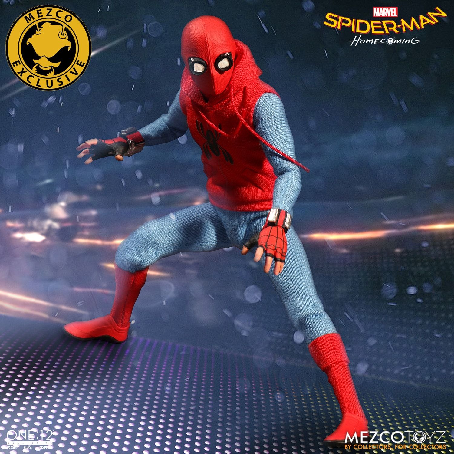 Marvel Legends Action Figure Spider-Man (Tuta Fatta In Casa) Da Homecoming - 15 Cm, Con Accessori, Pezzo Build-A-Figure Vulture