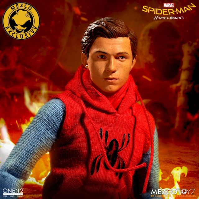 Mezco ONE 12 Collective Tom Holland Head Homemade Suit Spider-Man