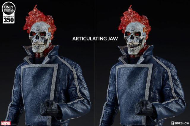 Sideshow Ghost Rider Classic Articulated Jaw Sixth Scale Figure