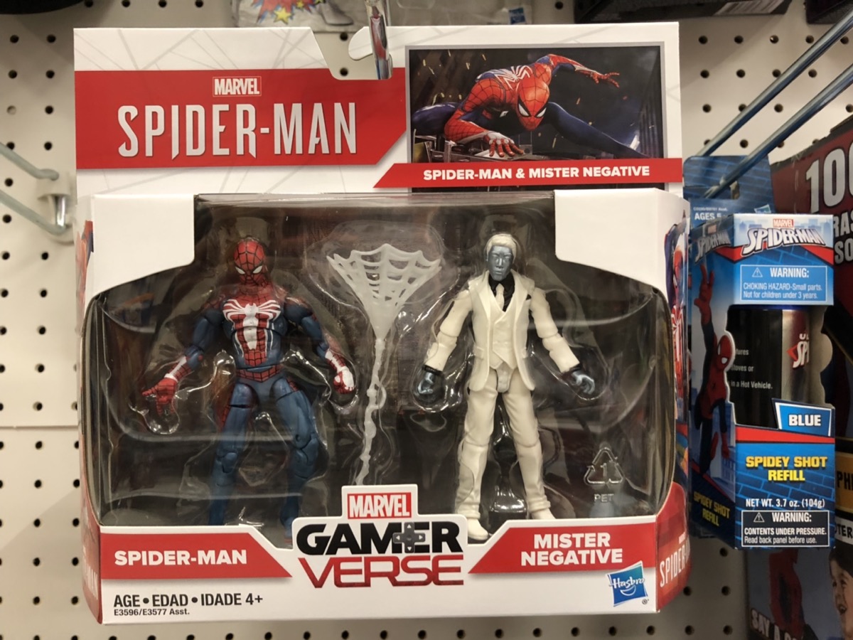 Marvel Gamerverse Spider-Man and Mister Negative Exclusive Action Figure 2 Pack 