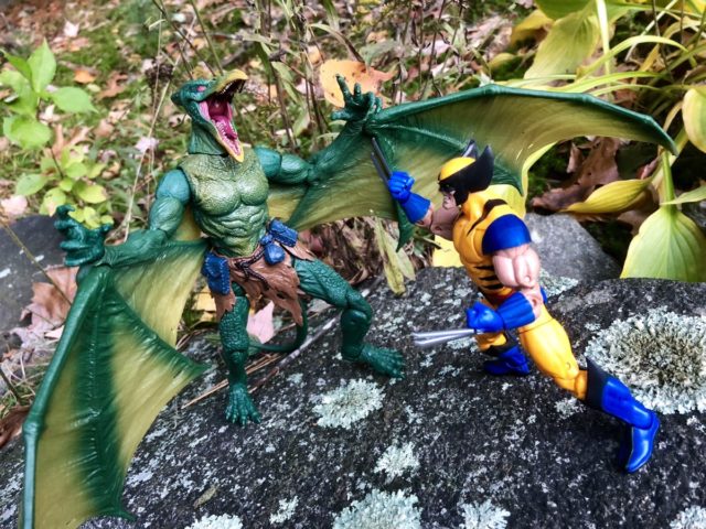 Marvel Legends Sauron Figure vs Wolverine