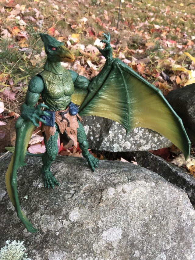 Side View of Marvel Legends 2018 Sauron Build A Figure