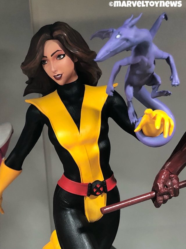 Marvel Premier Collection Kitty Pryde Statue Close-Up