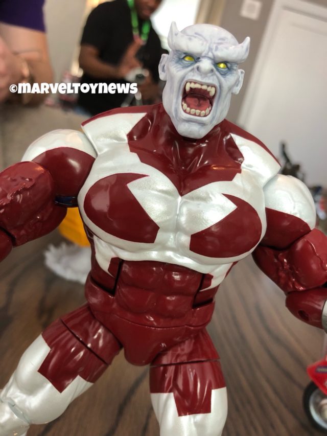 Close-Up of Marvel Legends Caliban Build-A-Figure NYCC