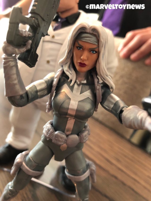 Marvel Legends Kingpin Series Silver Sable Figure Close-Up