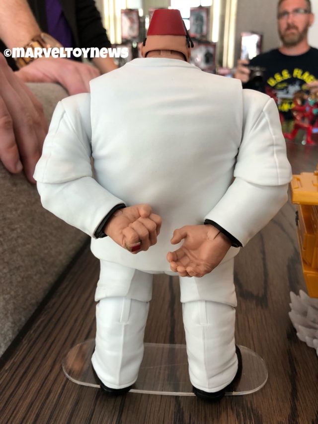 Back of 2019 Marvel Legends Shadow King on Kingpin Body