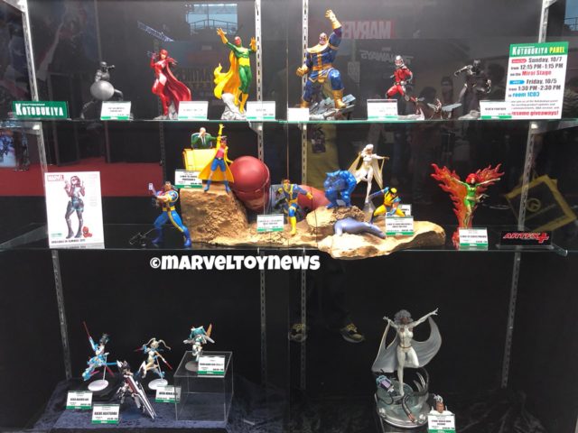 Kotobukiya NYCC 2018 Booth Marvel Statues