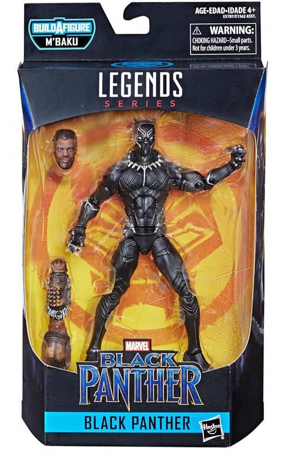 2019 Marvel Legends Unmasked Black Panther Figure Packaged