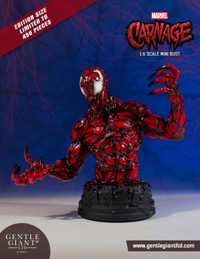 Gentle Giant Carnage Bust LE 450 Pieces