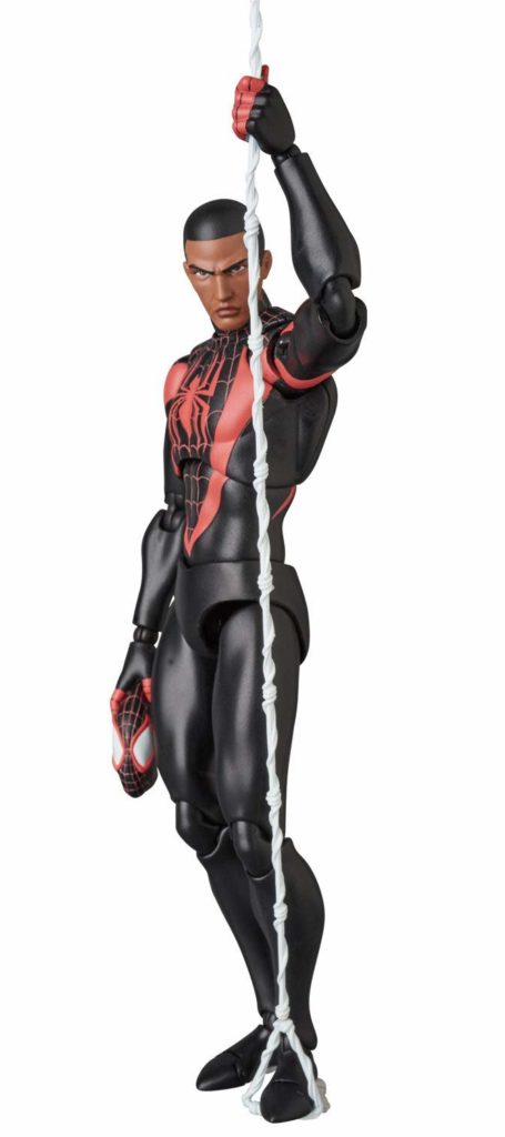 MAFEX Spider-Man Miles Morales Unmasked Action Figure