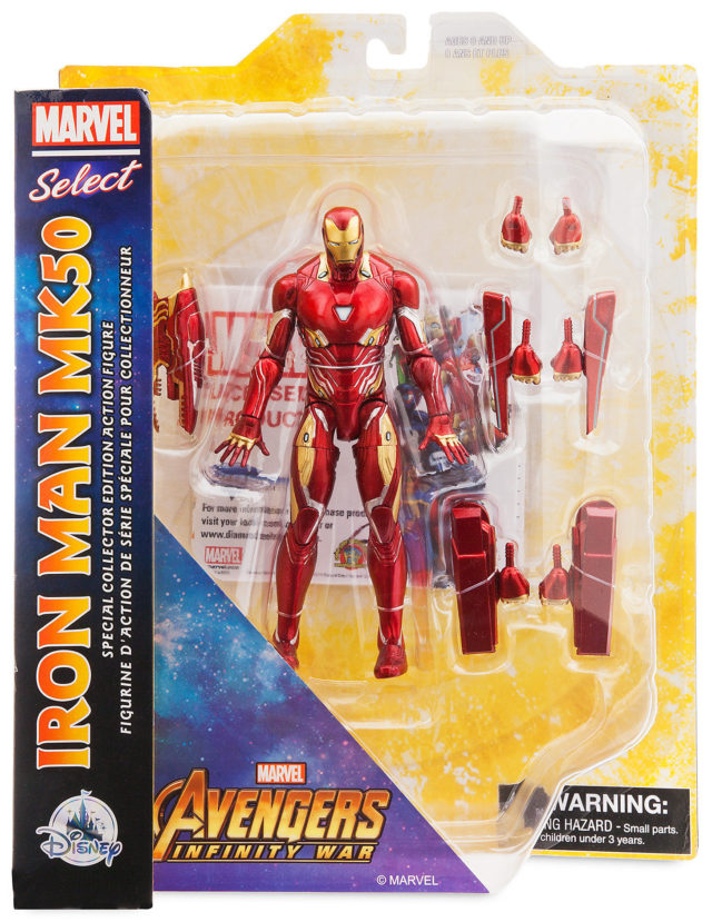 Marvel Select Infinity War Iron Man Mark 50 Packaged