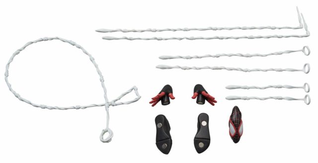 Miles Morales Spider-Man MAFEX Figure Accessories