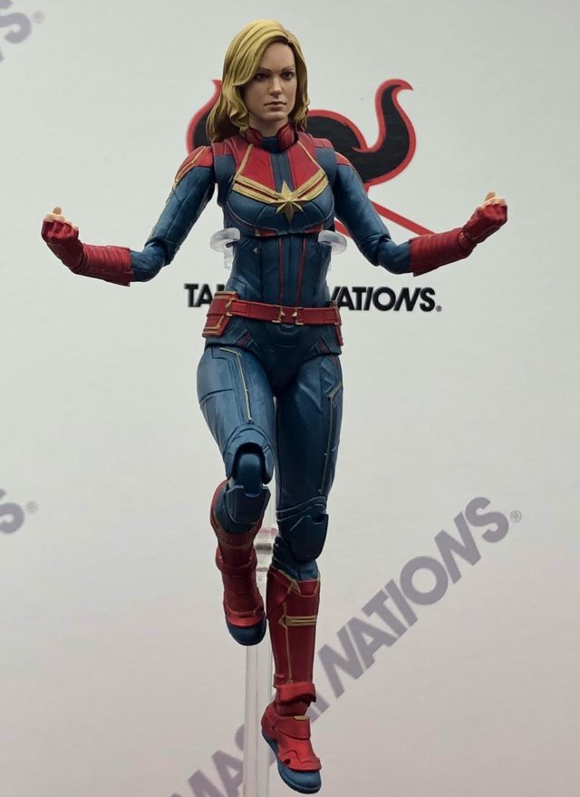 SH Figuarts Captain Marvel Figure Revealed Tokyo Comic Con 2018