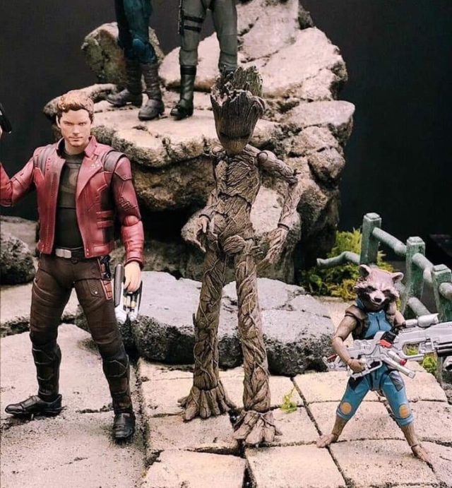 SH Figuarts Teen Groot Figure Infinity War Guardians of the Galaxy