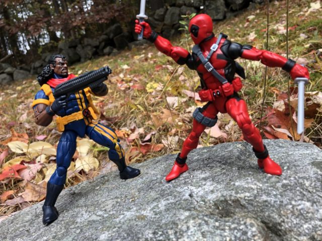 Marvel Legends Bishop vs. Deadpool Hasbro Action Figures