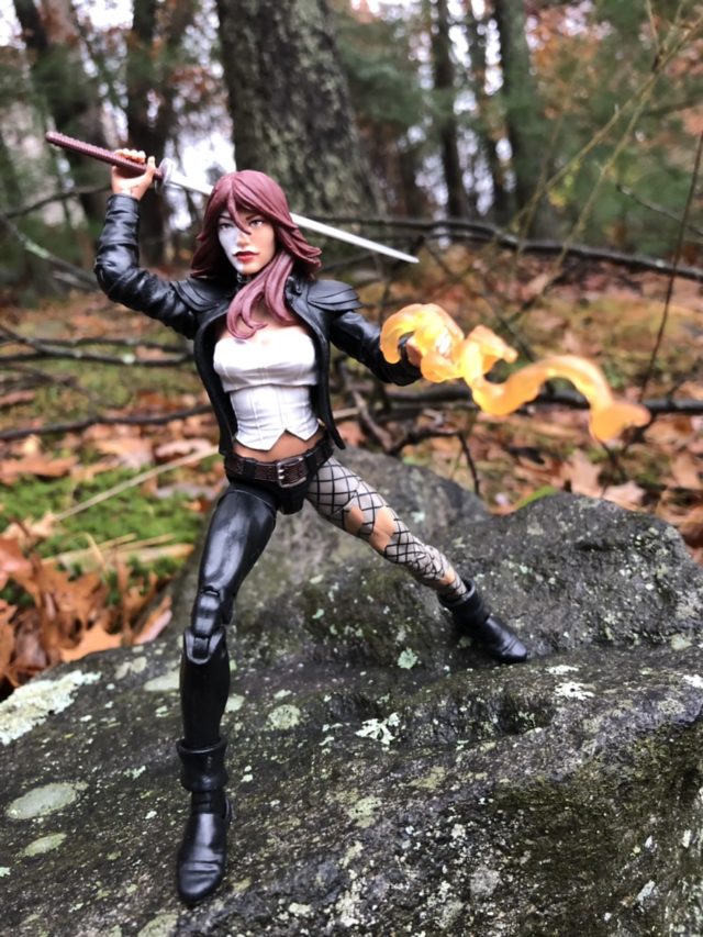 Fire Effects Piece on Typhoid Mary Venom Legends Figure's Hand