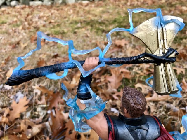 Marvel Gallery Stormbreaker Hammer Statue with Lightning Effects